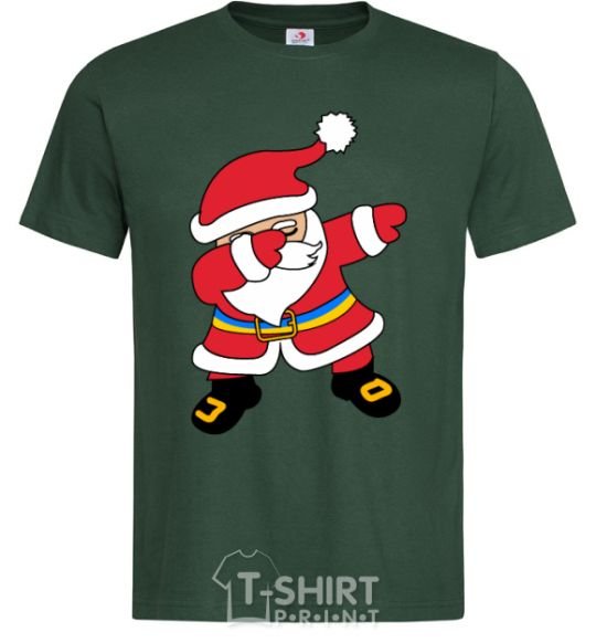 Мужская футболка Hype Santa український Темно-зеленый фото