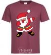 Men's T-Shirt Hype Santa Ukrainian burgundy фото