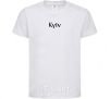 Kids T-shirt Kyїv White фото