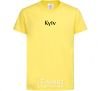 Kids T-shirt Kyїv cornsilk фото