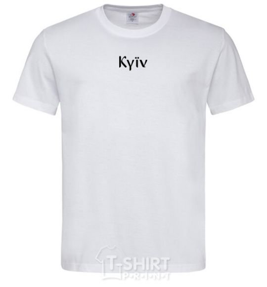 Мужская футболка Kyїv Белый фото