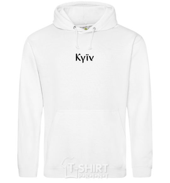 Men`s hoodie Kyїv White фото