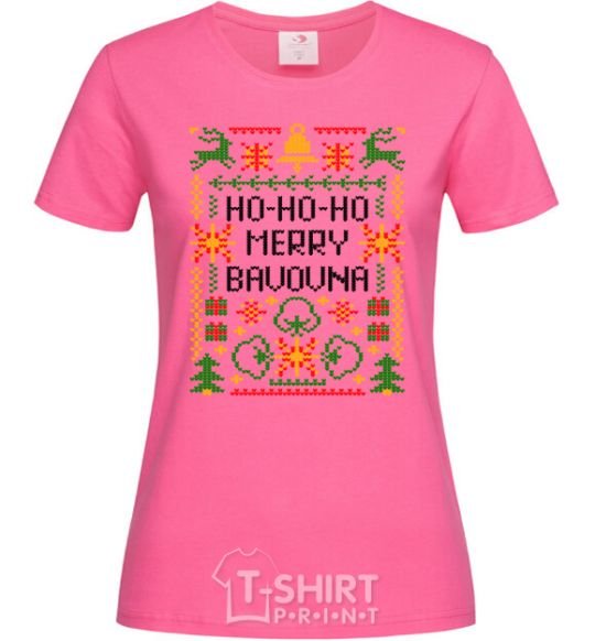 Women's T-shirt New Year's bavovna heliconia фото