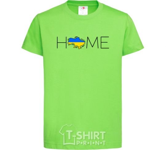 Детская футболка Ukraine home Лаймовый фото