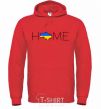 Men`s hoodie Ukraine home bright-red фото