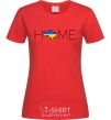 Женская футболка Ukraine home Красный фото