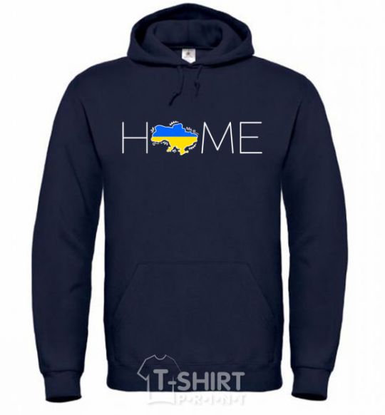 Men`s hoodie Ukraine home navy-blue фото