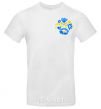 Men's T-Shirt Flowers ornament Embroidery White фото