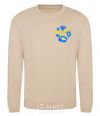 Sweatshirt Flowers ornament Embroidery sand фото