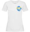 Women's T-shirt Flowers ornament Embroidery White фото