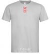 Men's T-Shirt Ukrainian embroidery Embroidery grey фото