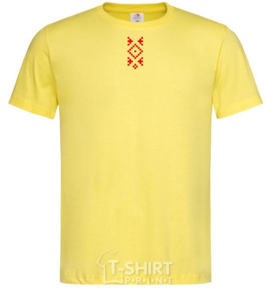 Men's T-Shirt Ukrainian embroidery Embroidery cornsilk фото