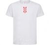 Kids T-shirt Ukrainian embroidery Embroidery White фото