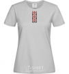 Women's T-shirt Ukrainian ornament embroidery embroidery grey фото