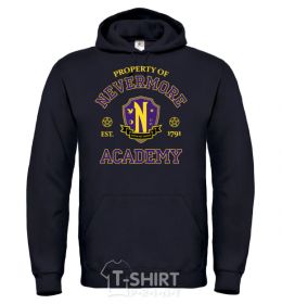 Men`s hoodie Nevermore academy black фото