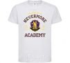 Kids T-shirt Nevermore academy White фото