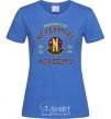 Women's T-shirt Nevermore academy royal-blue фото
