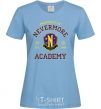 Women's T-shirt Nevermore academy sky-blue фото