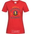 Женская футболка Nevermore academy Красный фото