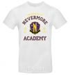 Men's T-Shirt Nevermore academy White фото