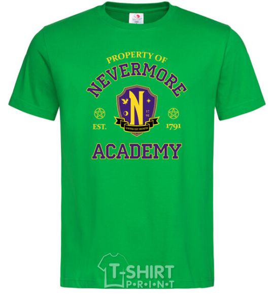 Men's T-Shirt Nevermore academy kelly-green фото