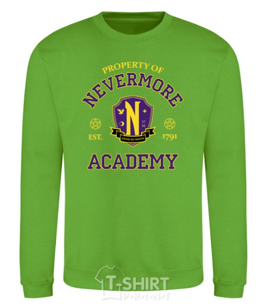 Sweatshirt Nevermore academy orchid-green фото