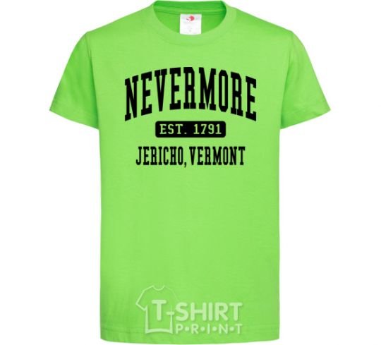 Детская футболка Nevermore vermont Лаймовый фото