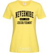 Women's T-shirt Nevermore vermont cornsilk фото