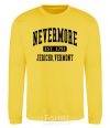 Sweatshirt Nevermore vermont yellow фото