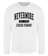 Sweatshirt Nevermore vermont White фото