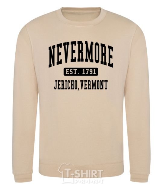Sweatshirt Nevermore vermont sand фото