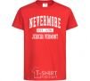 Детская футболка Nevermore vermont Красный фото