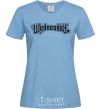 Women's T-shirt Wednesday series sky-blue фото