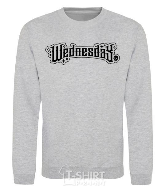 Sweatshirt Wednesday series sport-grey фото
