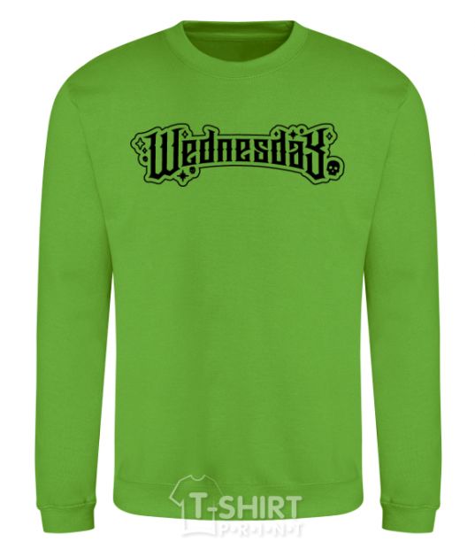 Sweatshirt Wednesday series orchid-green фото