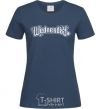 Women's T-shirt Wednesday series navy-blue фото