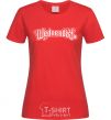 Women's T-shirt Wednesday series red фото