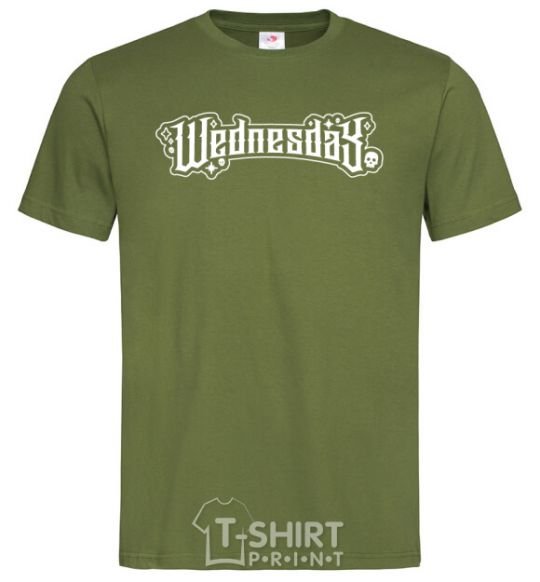 Men's T-Shirt Wednesday series millennial-khaki фото