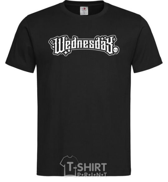 Men's T-Shirt Wednesday series black фото