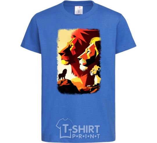 Kids T-shirt The Lion King royal-blue фото