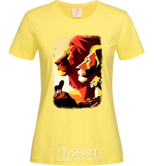 Women's T-shirt The Lion King cornsilk фото