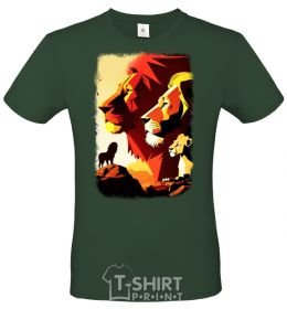 Men's T-Shirt The Lion King bottle-green фото