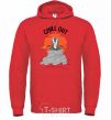 Men`s hoodie King Leo Rafiki Chill Out bright-red фото