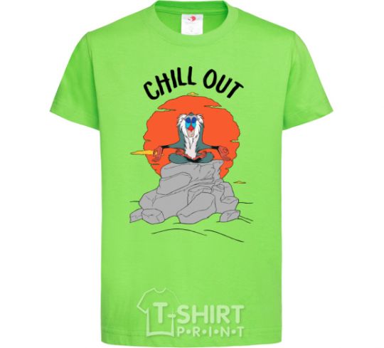 Kids T-shirt King Leo Rafiki Chill Out orchid-green фото