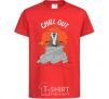 Kids T-shirt King Leo Rafiki Chill Out red фото