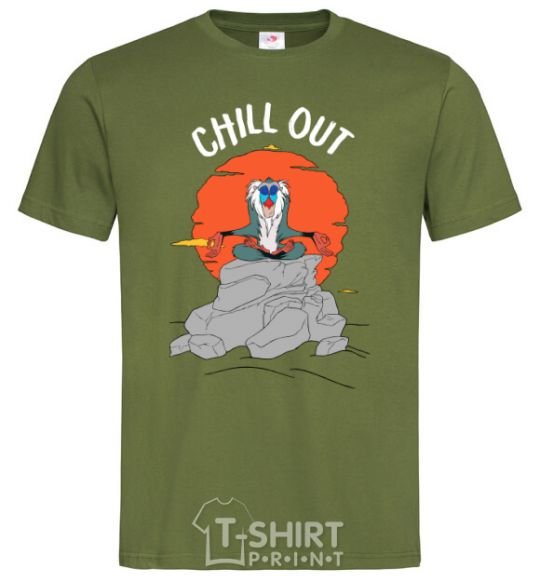 Men's T-Shirt King Leo Rafiki Chill Out millennial-khaki фото