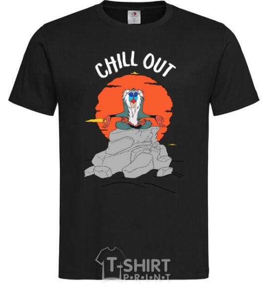 Men's T-Shirt King Leo Rafiki Chill Out black фото