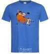 Men's T-Shirt Timon and Pumba royal-blue фото