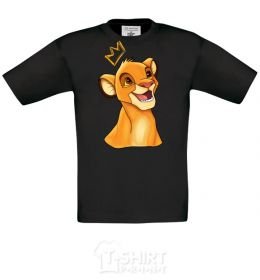 Kids T-shirt Simba black фото
