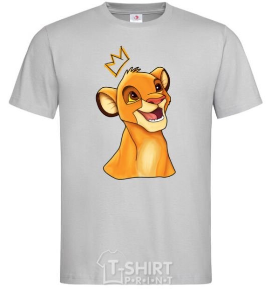 Men's T-Shirt Simba grey фото
